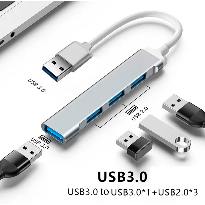 Hub USB 3.0 com 4 portas