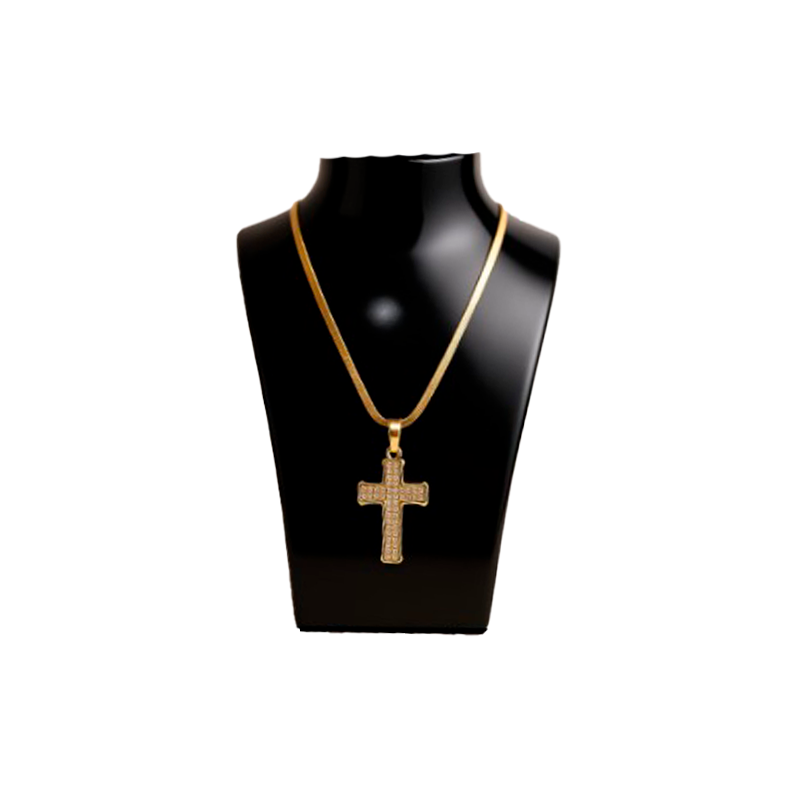 Colar masculino em aço i